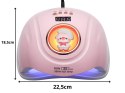 Lampa do paznokci uv led do żeli hybryd 268w 57 diod mocna dual led