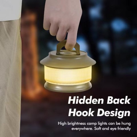 Lampa kempingowa biwakowa akumulatorowa led girlanda na rolce 20m ciepła Lampa kempingowa biwakowa akumulatorowa led girlanda na rolce 20m ciepła