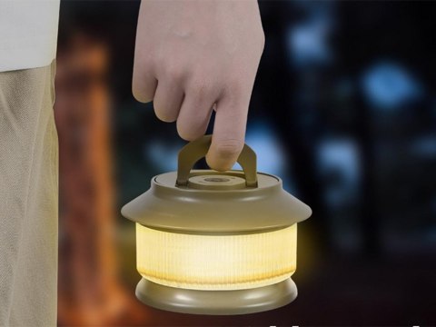 Lampa kempingowa biwakowa akumulatorowa led girlanda na rolce 20m ciepła Lampa kempingowa biwakowa akumulatorowa led girlanda na rolce 20m ciepła