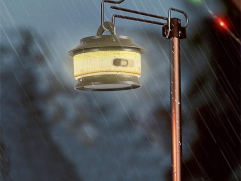 Lampa kempingowa biwakowa akumulatorowa led girlanda na rolce 20m ciepła Lampa kempingowa biwakowa akumulatorowa led girlanda na rolce 20m ciepła