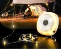 Lampa kempingowa biwakowa akumulatorowa led girlanda na rolce 8m ciepła