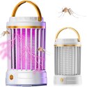 Lampa na komary owadobójcza uv led wisząca akumulatorowa 2 tryby z lampką