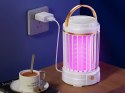 Lampa na komary owadobójcza uv led wisząca akumulatorowa 2 tryby z lampką