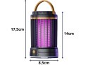 Lampa na komary owadobójcza uv led wisząca akumulatorowa 2 tryby z lampką