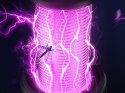 Lampa na komary owadobójcza uv led wisząca akumulatorowa 2 tryby z lampką