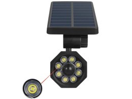 Lampa solarna 8 led wbijana ogrodowa czujnik zmierzchu ruchu do ogrodu