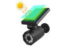 Lampa solarna 8 led wbijana ogrodowa czujnik zmierzchu ruchu do ogrodu