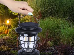 Lampa solarna kempingowa latarnia ogrodowa led usb czujnik ruchu zmierzchu