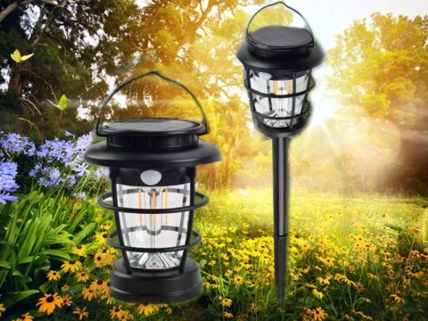 Lampa solarna kempingowa latarnia ogrodowa led usb czujnik ruchu zmierzchu Lampa solarna kempingowa latarnia ogrodowa led usb czujnik ruchu zmierzchu