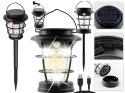 Lampa solarna kempingowa latarnia ogrodowa led usb czujnik ruchu zmierzchu