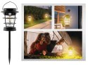 Lampa solarna kempingowa latarnia ogrodowa led usb czujnik ruchu zmierzchu