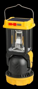 Lampa solarna kempingowa led z uchwytem do wieszania na biwak 5 trybów