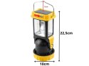 Lampa solarna kempingowa led z uchwytem do wieszania na biwak 5 trybów