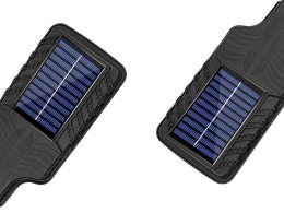 Lampa solarna zewnętrzna led uliczna z czujnikiem ruchu i zmierzchu + pilot