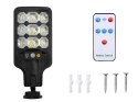 Lampa solarna zewnętrzna led uliczna z czujnikiem ruchu i zmierzchu + pilot