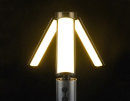 Lampa turystyczna latarka kempingowa wielofunkcyjna teleskopowa led namiot