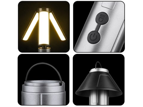 Lampa turystyczna latarka kempingowa wielofunkcyjna teleskopowa led namiot Lampa turystyczna latarka kempingowa wielofunkcyjna teleskopowa led namiot
