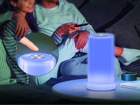 Lampka nocna stołowa biurkowa led usb dotykowa kolorowa bezprzewodowa Lampka nocna stołowa biurkowa led usb dotykowa kolorowa bezprzewodowa
