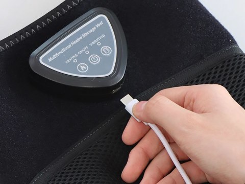 Masażer do ciała elektryczny kolana barku pleców masujący rozgrzewający Masażer do ciała elektryczny kolana barku pleców masujący rozgrzewający
