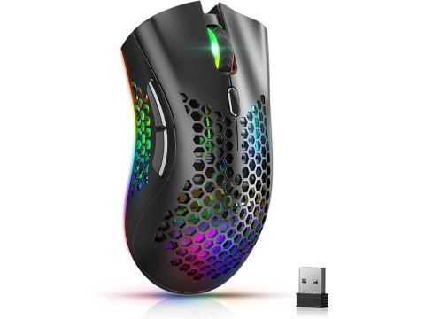 Myszka bezprzewodowa 2,4 ghz mysz do laptopa sensor optyczny podświetlenie Myszka bezprzewodowa 2,4 ghz mysz do laptopa sensor optyczny podświetlenie
