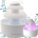 Nawilżacz powietrza dyfuzor lampka led aromaterapia fontanna bezprzewodowy