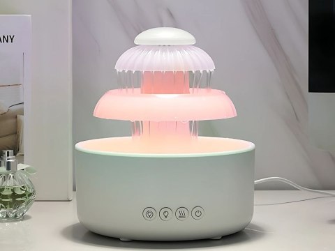 Nawilżacz powietrza dyfuzor lampka led aromaterapia fontanna bezprzewodowy Nawilżacz powietrza dyfuzor lampka led aromaterapia fontanna bezprzewodowy