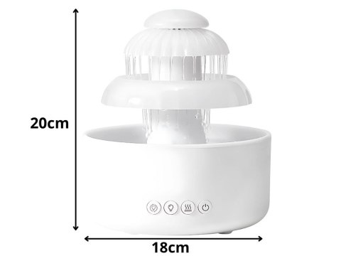 Nawilżacz powietrza dyfuzor lampka led aromaterapia fontanna bezprzewodowy Nawilżacz powietrza dyfuzor lampka led aromaterapia fontanna bezprzewodowy