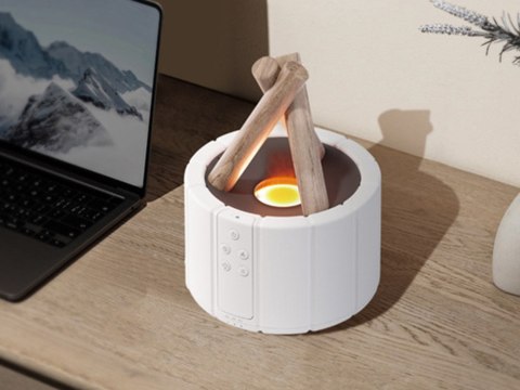 Nawilżacz powietrza usb dyfuzor z led rgb kominek mgiełka zapachowa ogień Nawilżacz powietrza usb dyfuzor z led rgb kominek mgiełka zapachowa ogień