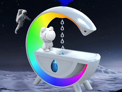 Nawilżacz powietrza z głośnikiem bluetooth led astronauta usb mgiełka rgb Nawilżacz powietrza z głośnikiem bluetooth led astronauta usb mgiełka rgb