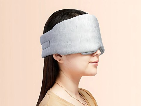 Opaska na oczy do spania maseczka zaciemniająca miękka lepszy sen relaks Opaska na oczy do spania maseczka zaciemniająca miękka lepszy sen relaks