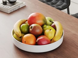 Organizer obrotowy taca uniwersalna 25cm kuchnia łazienka przyprawy biała