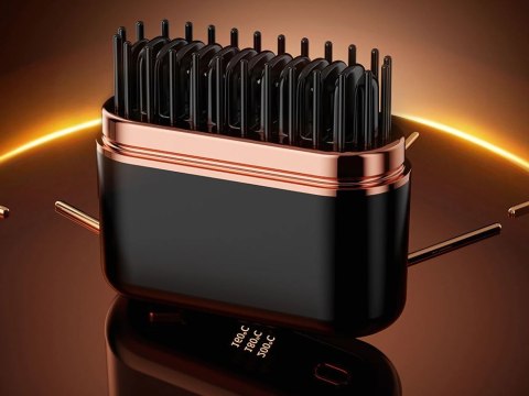 Szczotka prostująca włosy prostownica usb do włosów regulacja temperatury Szczotka prostująca włosy prostownica usb do włosów regulacja temperatury