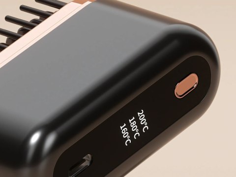 Szczotka prostująca włosy prostownica usb do włosów regulacja temperatury Szczotka prostująca włosy prostownica usb do włosów regulacja temperatury