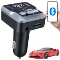 Transmiter fm mp3 estaw głośnomówiący 2xusb c bluetooth 5.3 12v karta sd