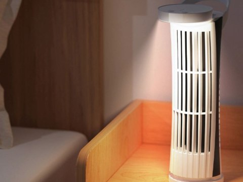 Wentylator kolumnowy mini biurkowy z lampką led 2 biegi usb cicha praca Wentylator kolumnowy mini biurkowy z lampką led 2 biegi usb cicha praca
