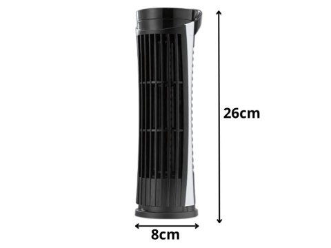 Wentylator kolumnowy mini biurkowy z lampką led 2 biegi usb cicha praca Wentylator kolumnowy mini biurkowy z lampką led 2 biegi usb cicha praca