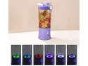 Blender do smoothie przenośny usb bezprzewodowy rozdrabniacz do lodu fiolet