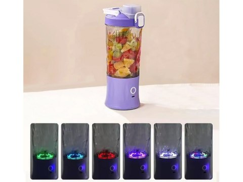 Blender do smoothie przenośny usb bezprzewodowy rozdrabniacz do lodu fiolet Blender do smoothie przenośny usb bezprzewodowy rozdrabniacz do lodu fiolet