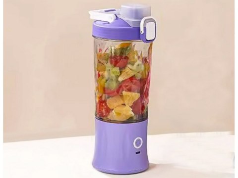 Blender do smoothie przenośny usb bezprzewodowy rozdrabniacz do lodu fiolet Blender do smoothie przenośny usb bezprzewodowy rozdrabniacz do lodu fiolet