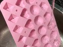 Forma do lodu silikonowa 3d serce kula diament kształty kostki do napojów