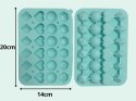 Forma do lodu silikonowa 3d serce kula diament kształty kostki do napojów