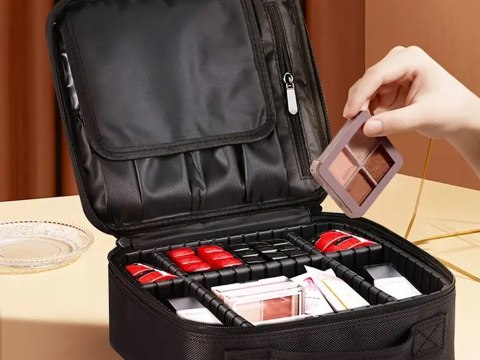 Kuferek na kosmetyki kosmetyczka podróżna organizer szkatułka walizka torba Kuferek na kosmetyki kosmetyczka podróżna organizer szkatułka walizka torba