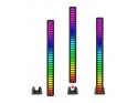 LAMPKA LED USB NA BIURKO REAKCJA NA DŹWIĘK MULTIKOLOR NEON RGB AKUMULATOR