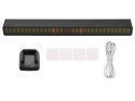 LAMPKA LED USB NA BIURKO REAKCJA NA DŹWIĘK MULTIKOLOR NEON RGB AKUMULATOR