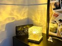 Lampka kryształ rgb z pilotem usb nastrojowa dekoracyjna kostka nocna