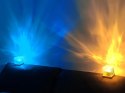 Lampka kryształ rgb z pilotem usb nastrojowa dekoracyjna kostka nocna