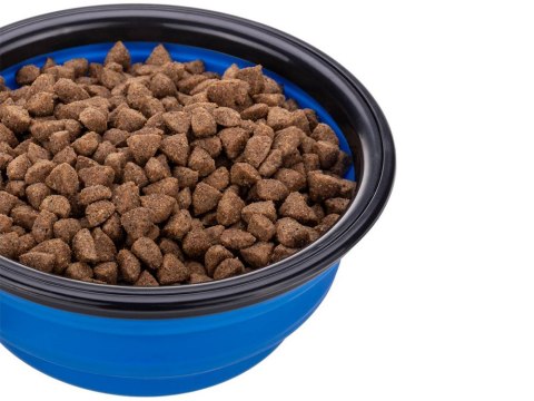 Miska silikonowa dla psa składana podróżna turystyczna karabińczyk 400ml Miska silikonowa dla psa składana podróżna turystyczna karabińczyk 400ml