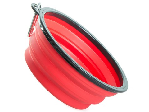 Miska składana silikonowa dla psa kota podróżna turystyczna lekka 800ml Miska składana silikonowa dla psa kota podróżna turystyczna lekka 800ml