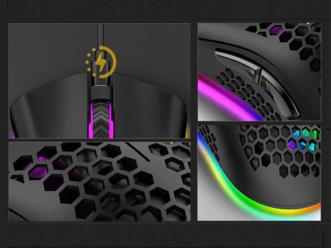 Myszka bezprzewodowa 2,4 ghz mysz do laptopa sensor optyczny podświetlenie Myszka bezprzewodowa 2,4 ghz mysz do laptopa sensor optyczny podświetlenie