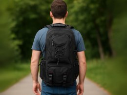Plecak 35l czarny podróżny turystyczny trekkingowy mocny w góry wytrzymały